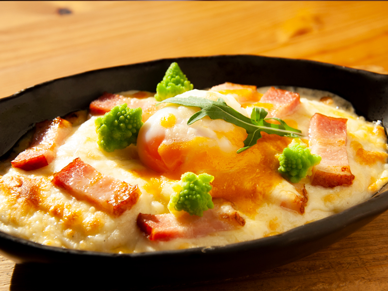 ベーコンカルボナーラグラタン